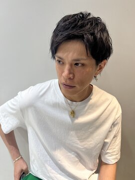 ネイロ 錦糸町(NeiRo) アッシュブラックカルマパーマベリーショートダークアッシュ