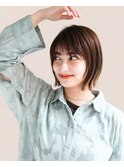 オフィスヘア/エアリーミディ/ショートパーマ/池袋