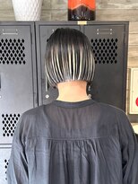 ヲタク(wotaku.)&nbsp;アンブレラカラーオンブレデザインカラーブロンドカラーミニボブ