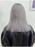 20代30代大人可愛い艶感アッシュグレージュケアブリーチ