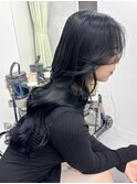 ウェーブミディアムメルティカラー×レイヤーカット韓国[新宿]