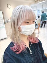 テトラ バイ ネオリーブ 横浜西口店(tetra by neolive)&nbsp;ハイトーンデザインカラー＊*【横浜/横浜駅】