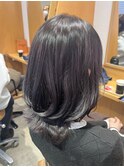 冬の透明感！！完食ラベンダーグレージュ♪