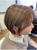 ひし形ショートボブ