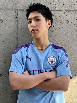 アイヴィー 池袋(IVY) 池袋アップバングスパイキーショート◎[池袋メンズ美容室］