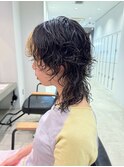20代30代40代大人美人丸みショートボブウルフミディアムパーマ