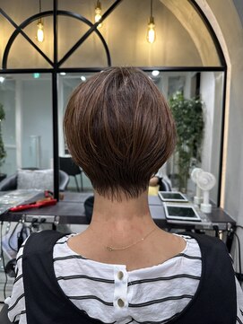 ロンドエニカ 大宮(Lond enika) ショート/ハイライトカラー/白髪/白髪ぼかし/くびれヘア/大宮