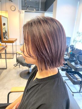 ノート(note) 外ハネ×ハッシュカット