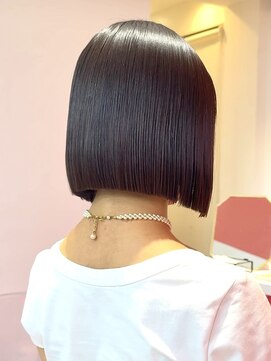 ロンドヴァリー 渋谷店(Lond vallee) くすみベージュ/ボブ/前髪/レイヤー/小顔/髪質改善/縮毛矯正渋谷