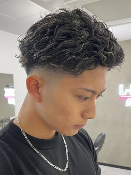 エルマーク 吉祥寺(L-MARK) ハイライト/ツイストパーマ/短髪/ツーブロック/men's