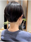 マッシュショート　ベリーショート
