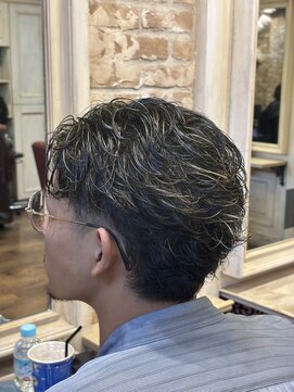 シャル 相模大野(shalu) メンズショート+ハイライト