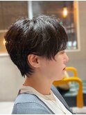 ショートカット20代30代40代前髪あり面長丸顔ショートボブ