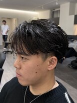 ビカムメンズヘアー 栄店(become men's hair)&nbsp;毛流れセンターパート/フェザーショート/名古屋
