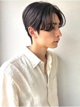 カバーヘア 上尾西口店(COVER HAIR) セット簡単リバースセンターパート大人メンズブリーチなしp上尾