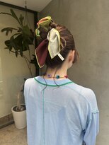オムズポカ 栄矢場町店(OM's poka) ヘアセット/ヘアアレンジ/スカーフお団子/お呼ばれヘア