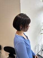 ジーナ 吉塚(Zina)&nbsp;ラベンダーグレージュ×丸みボブ【福田れん】吉塚美容室