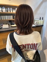 コル アサヒカワ(col asahikawa) ブラウンカラー×レイヤーボブ