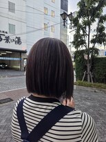 ミーサ(MYSA) ダークパープル/ナチュラルショート/ミルクブラウン/夏/小田原
