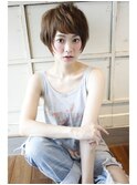 小顔ショート素敵ヘアスタイル○