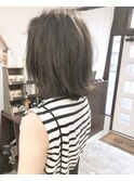 【Marl】ラベンダーグレージュの無造作ボブ♪