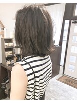 ヘアーアンドアトリエ マール(Hair&Atelier Marl)&nbsp;【Marl】ラベンダーグレージュの無造作ボブ♪