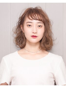 ロペ(ROPE.) 【ROPE.】あどけない大人艶ワンレンボブxミルクティーベージュ