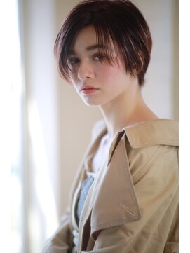 クロム バイ リエット(Chlom by Lietto) Chlom☆新宿 ナチュラルショート軽めイルミナベージュグレー