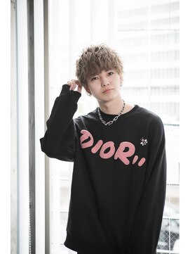 ペスカ 博多駅前店(pesca) pesca博多店/スリークショート/七三オールバック/マッシュウルフ