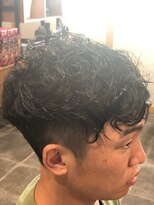 ボヌール ヘアーワークス(Bonheur hair works)&nbsp;松田翔太風パーマ×似合わせパーマ×刈り上げ