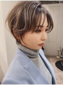 aRietta銀座2*30代短すぎないショートスタイル×カーテンバング