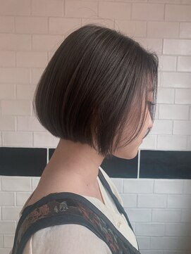 ブラウン ナカノ(BROWN nakano) ヌーディグレージュ/前下がりボブ/ワンレングス