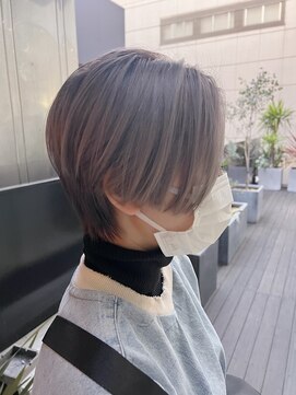 シェリ ヘアデザイン(CHERIE hair design) ショート×ホワイトベージュ