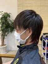 ラ メール ヘア デザイン(La mer HAIR DESIGN)&nbsp;【メンズ】ウルフ×インナーレッド