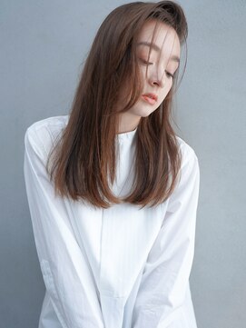 カンナ(Canna) ベビーバング/縮毛矯正/ショコラベージュ/髪質改善/TOKIO/20代