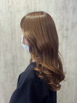 テトテ 門戸厄神店(tetote) 【tetote村山サロンスタイル】キャラメル×ゆるウェーブ