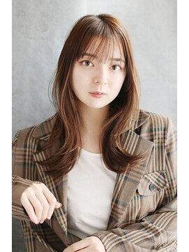 ヘアーアンドスマイル バル(hair&smile Baru) ロング_シースルーバングのヨシンモリスタイル