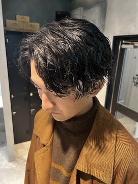 エイトメン 吉祥寺店(EIGHT MEN) 波巻きスパイラルパーマ 刈り上げツーブロックメンズ 吉祥寺