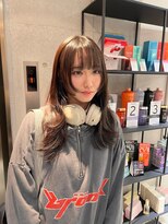 サンド 池袋(sand)&nbsp;韓国風ヘア/姫カット/ベージュカラー/レイヤーカット