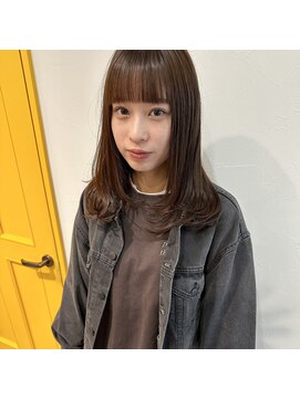 ハウリーヘアアンドスパ(HAURY hair&spa) ワイドバング×レイヤー