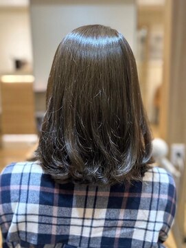 アロマヘアルーム 横浜店(AROMA hair room) 春色ブラウン外ハネボブ/横浜/横浜西口