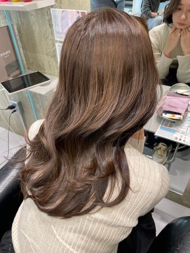 艶感カラー×髪質改善ケアトリートメント/大人可愛い韓国風#1