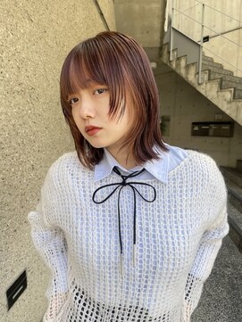 メゾンアクア 表参道(Maison ACQUA) ◎ボブウルフネオウルフくびれヘアレイヤーカットインナーカラー