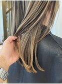 ハイライトの積み重ねで作る大人ブレンドカラー!