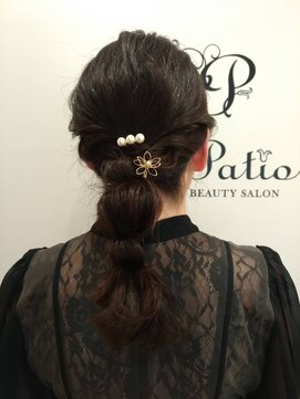 エルパティオ(EL PATIO) 編みおろしヘアアレンジ