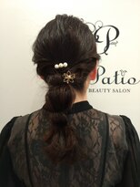 エルパティオ(EL PATIO) 編みおろしヘアアレンジ