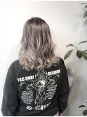 シルバーグレイのバレイヤージュ◎20代30代40代