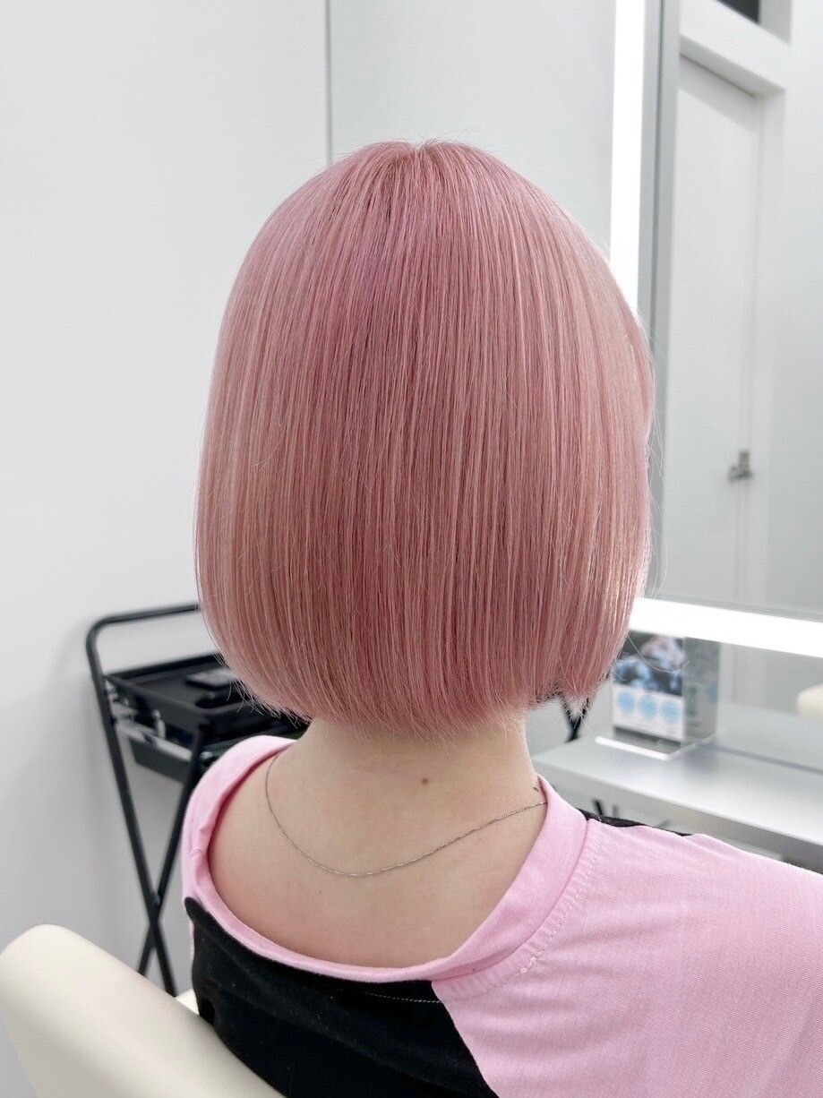 ピンクボブ[アンブレラカラー/イメチェン新宿]：L224695370｜テイス