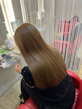 ジョリエス 目白店(Joliesse) 20代30代40代ハニーベージュ髪質改善カラー艶感ストレート