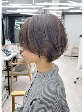 ビューナゴヤ 名駅(VIEW NAGOYA) 黒髪カタログ/ボブルフ/小顔に見せるヘア/ワンレン
